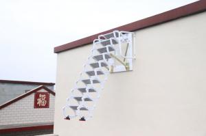 钛镁合金壁挂伸缩梯